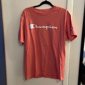coral champion T-shirt